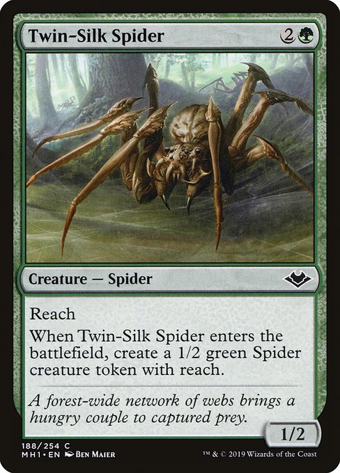 【EN】双子絹蜘蛛/Twin-Silk Spider [MH1] 緑C No.188