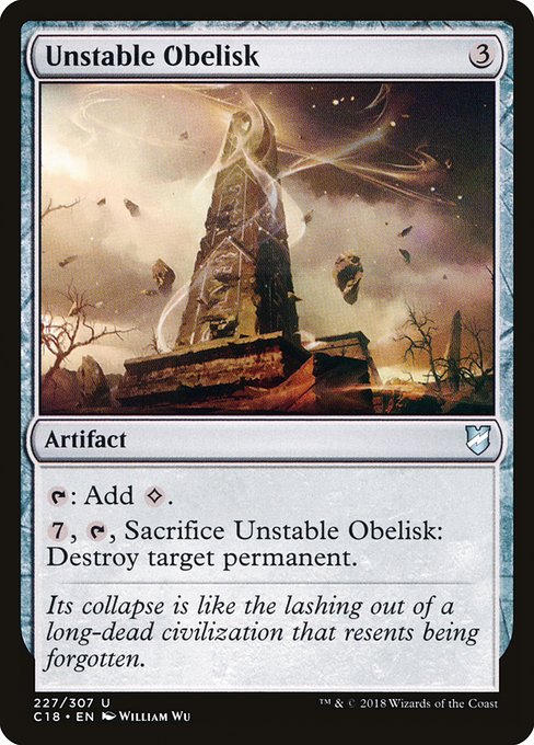 【EN】不安定なオベリスク/Unstable Obelisk [C18] 茶U No.227