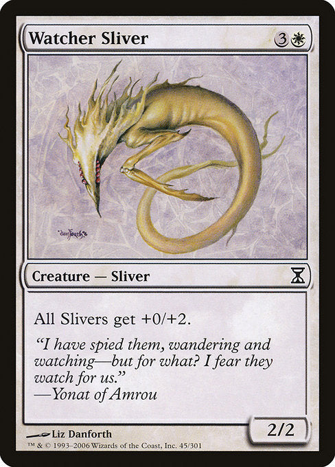 【EN】監視スリヴァー/Watcher Sliver [TSP] 白C No.45