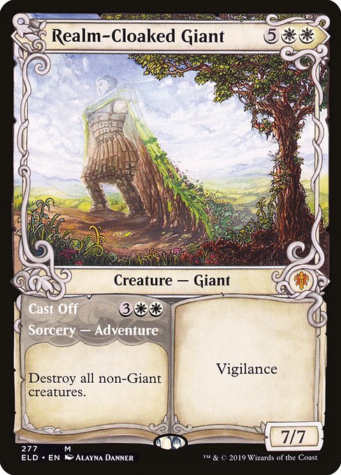 【Foil】【EN】Realm-Cloaked Giant // Cast Off [ELD] 混M No.277