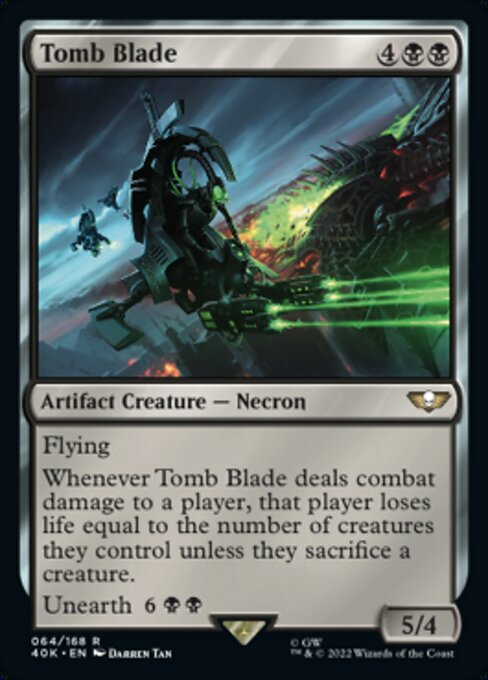 【Foil】【EN】Tomb Blade [40K] 茶R No.64★