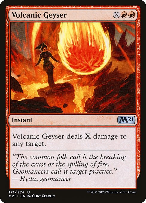 【EN】溶岩噴火/Volcanic Geyser [M21] 赤U No.171