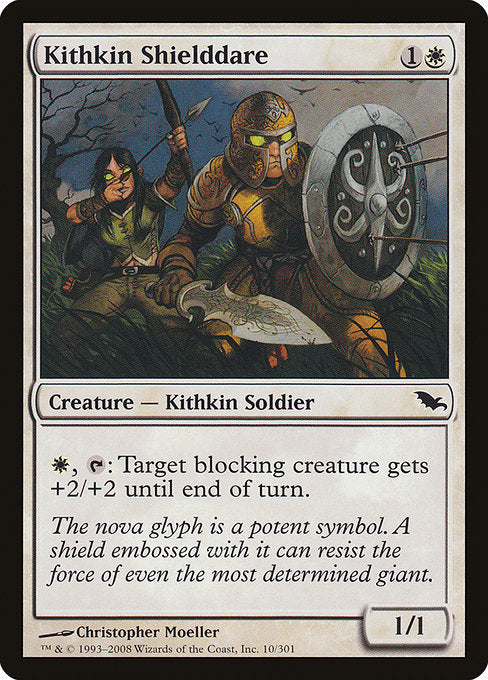 【Foil】【EN】キスキンの盾挑み/Kithkin Shielddare [SHM] 白C No.10