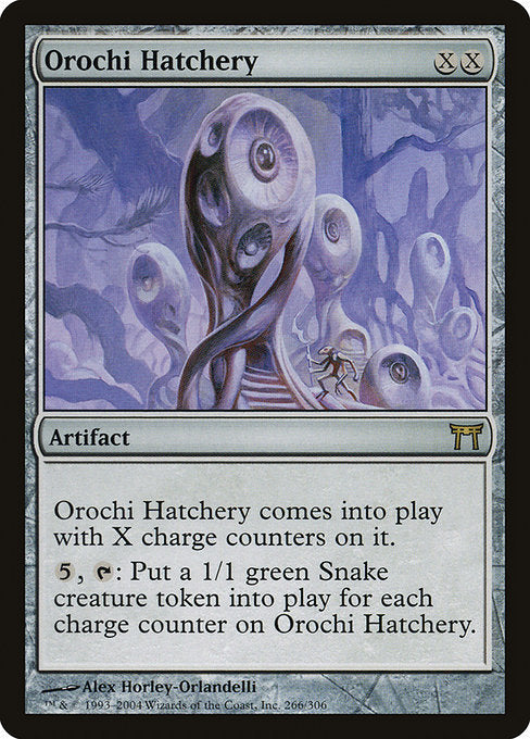 【Foil】【EN】大蛇の孵卵器/Orochi Hatchery [CHK] 茶R No.266