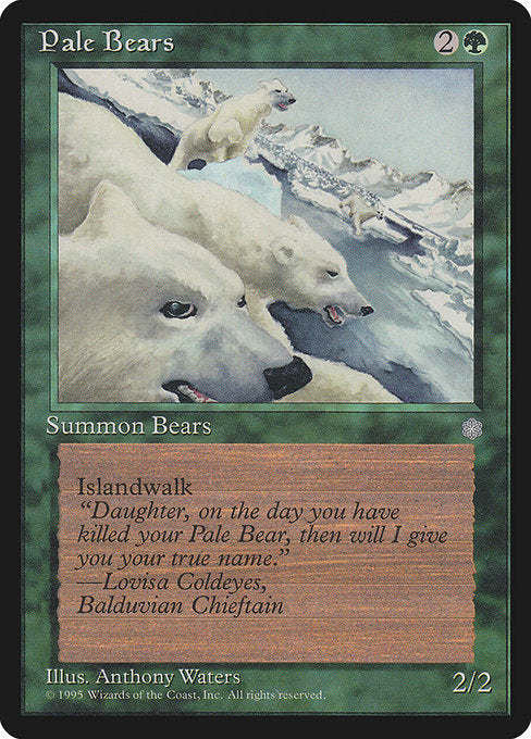 【EN】Pale Bears [ICE] 緑R No.256