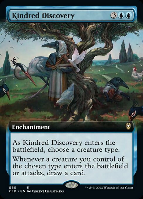 【Foil】【EN】同族の発見/Kindred Discovery [CLB] 青R No.565
