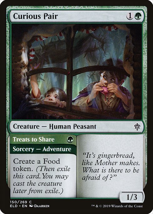 【Foil】【EN】Curious Pair // Treats to Share [ELD] 混C No.150