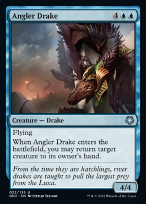 【EN】釣りドレイク/Angler Drake [GN3] 青U No.22