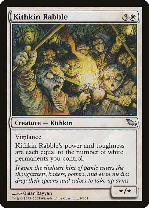 【Foil】【EN】キスキンの扇動者/Kithkin Rabble [SHM] 白U No.9
