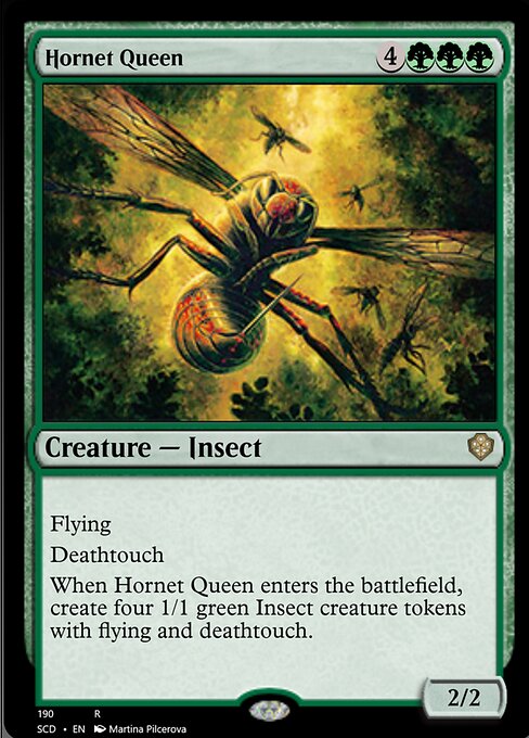 【EN】女王スズメバチ/Hornet Queen [SCD] 緑R No.190