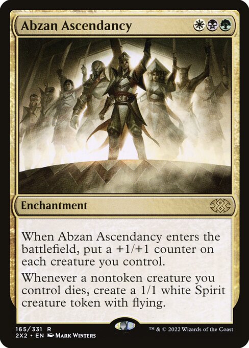 【EN】アブザンの隆盛/Abzan Ascendancy [2X2] 金R No.165