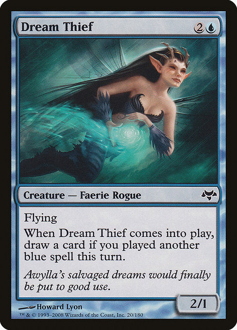 【Foil】【EN】夢の盗人/Dream Thief [EVE] 青C No.20