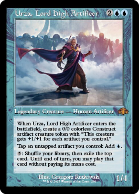 【EN】最高工匠卿、ウルザ/Urza, Lord High Artificer [DMR] 青M No.296