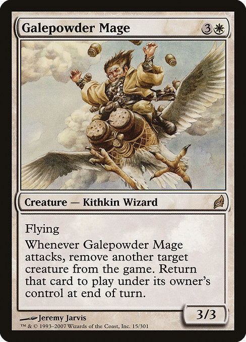 【Foil】【EN】突風粉の魔道士/Galepowder Mage [LRW] 白R No.15
