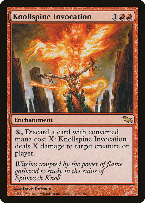 【Foil】【EN】山背骨の発動/Knollspine Invocation [SHM] 赤R No.99