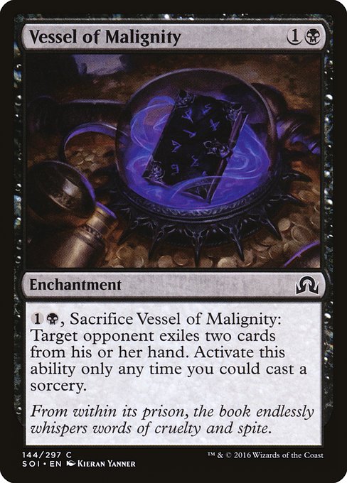 【Foil】【EN】悪意の器/Vessel of Malignity [SOI] 黒C No.144
