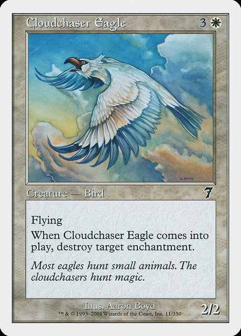 【EN】雲を追う鷲/Cloudchaser Eagle [7ED] 白C No.11