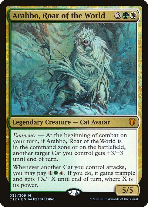 【Foil】【EN】世界の咆哮、アラーボ/Arahbo, Roar of the World [C17] 金M No.35