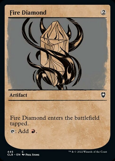 【EN】緋色のダイアモンド/Fire Diamond [CLB] 茶C No.445