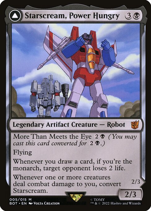 【EN】Starscream, Power Hungry // Starscream, Seeker Leader [BOT] 混M No.5