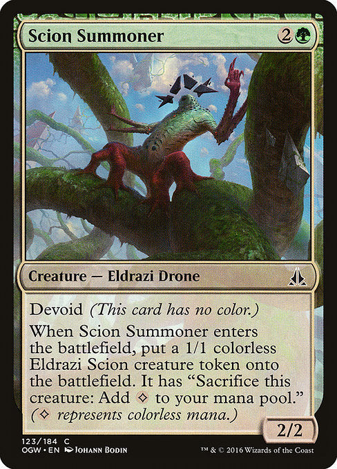 【Foil】【EN】末裔招き/Scion Summoner [OGW] 無C No.123