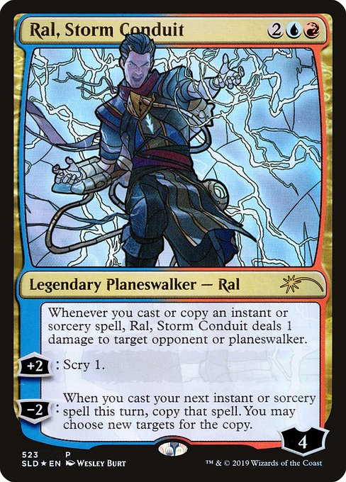 【Foil】【EN】嵐の伝導者、ラル/Ral, Storm Conduit [SLD] 金R No.523