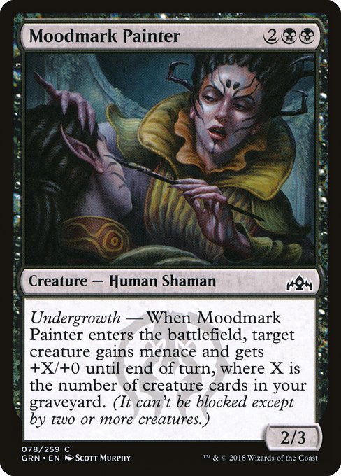 【Foil】【EN】感情化粧師/Moodmark Painter [GRN] 黒C No.78