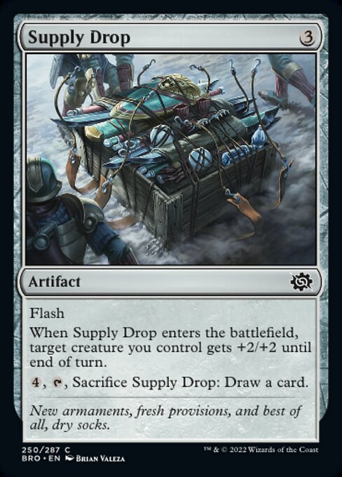 【Foil】【EN】物資投下/Supply Drop [BRO] 茶C No.250