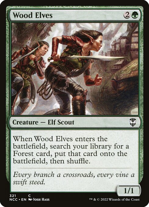 【EN】ウッド・エルフ/Wood Elves [NCC] 緑C No.321