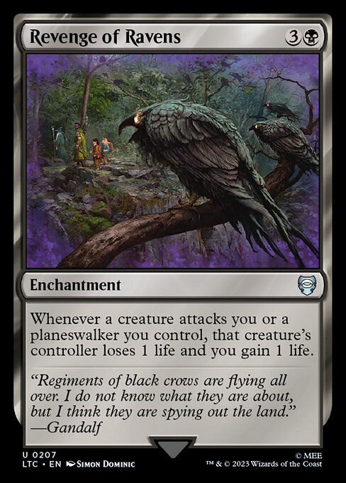 【EN】カラスの仕返し/Revenge of Ravens [LTC] 黒U No.207