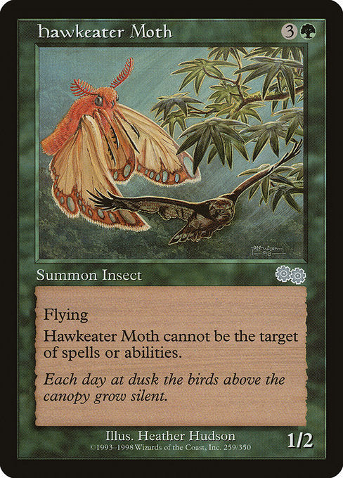 【EN】鷹喰い蛾/Hawkeater Moth [USG] 緑U No.259