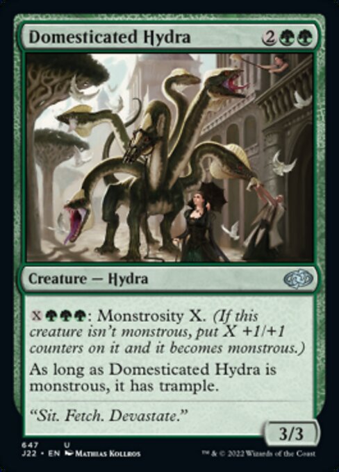 【EN】飼い馴らされたハイドラ/Domesticated Hydra [J22] 緑U No.647