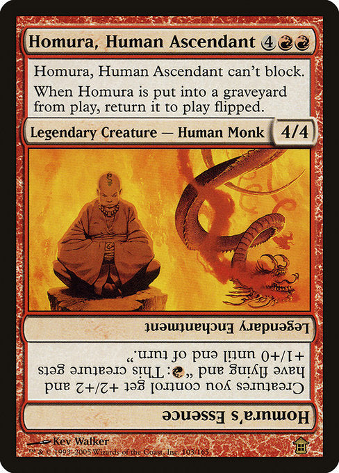【Foil】【EN】Homura, Human Ascendant // Homura's Essence [SOK] 赤R No.103