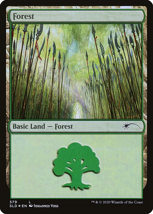 【Foil】【EN】森/Forest [SLD] 無C No.579