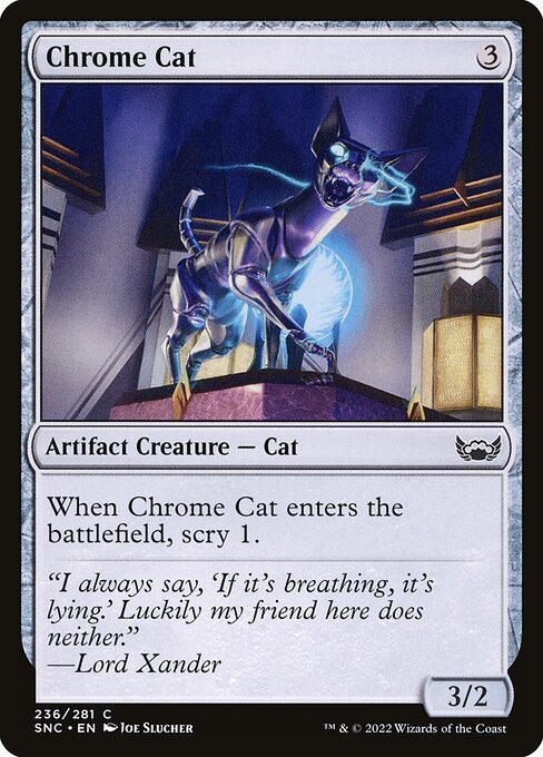 【EN】金属猫/Chrome Cat [SNC] 茶C No.236