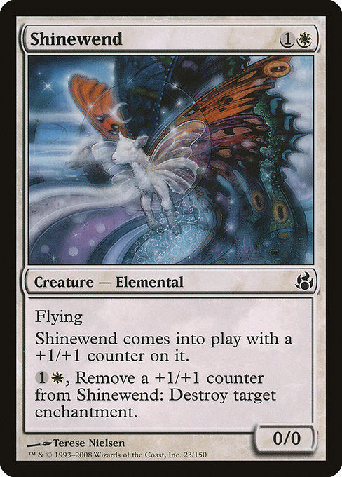 【Foil】【EN】光舞い/Shinewend [MOR] 白C No.23