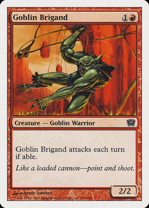【EN】ゴブリンの盗賊/Goblin Brigand [9ED] 赤C No.190