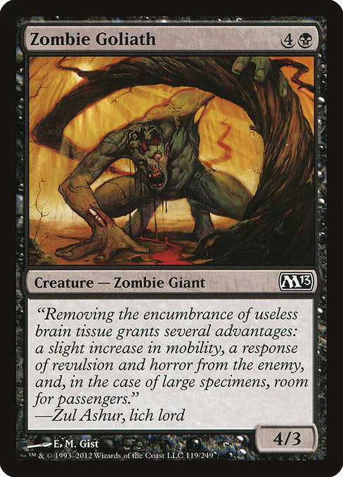 【Foil】【EN】ゾンビの大巨人/Zombie Goliath [M13] 黒C No.119