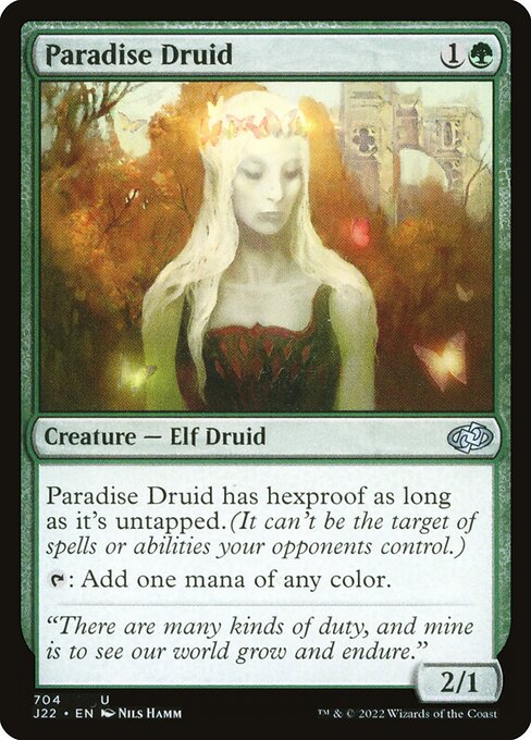 【EN】楽園のドルイド/Paradise Druid [J22] 緑U No.704