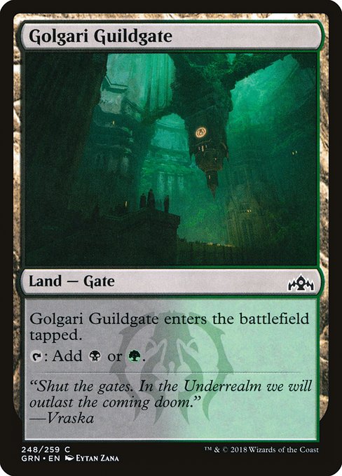 【EN】ゴルガリのギルド門/Golgari Guildgate [GRN] 無C No.248