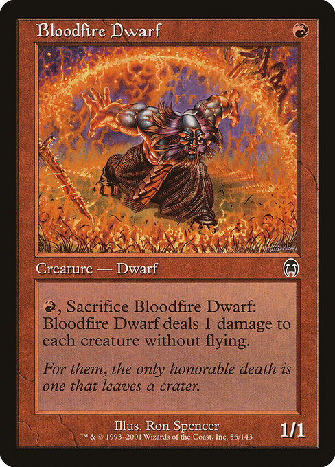 【EN】沸血のドワーフ/Bloodfire Dwarf [APC] 赤C No.56