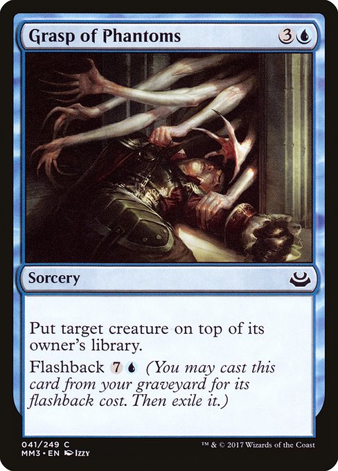 【Foil】【EN】幻影の掌握/Grasp of Phantoms [MM3] 青C No.41