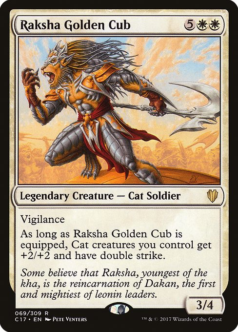 【EN】黄金の若人ラクシャ/Raksha Golden Cub [C17] 白R No.69
