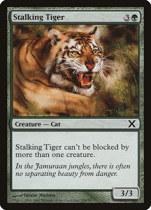 【EN】忍び寄る虎/Stalking Tiger [10E] 緑C No.299