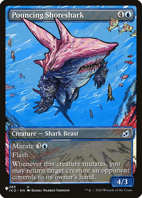 【EN】飛びかかる岸鮫/Pouncing Shoreshark [PLIST] 青U No.73