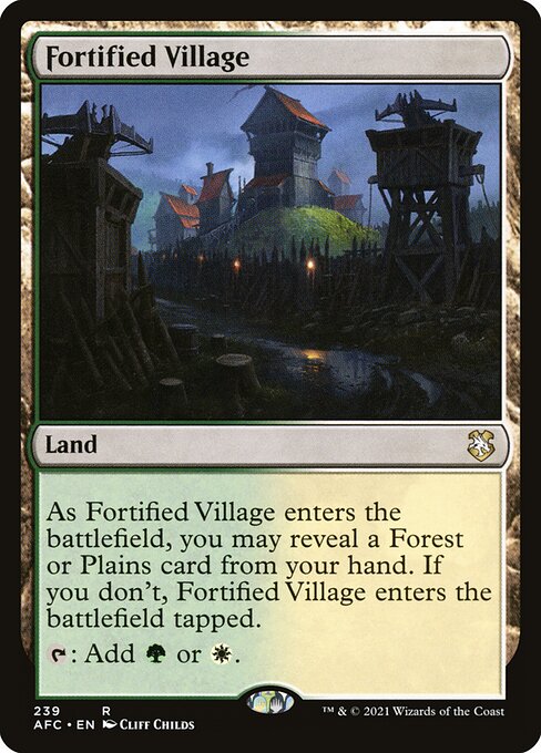 【EN】要塞化した村/Fortified Village [AFC] 無R No.239