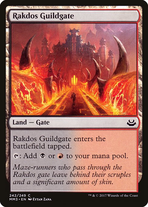 【EN】ラクドスのギルド門/Rakdos Guildgate [MM3] 無C No.242