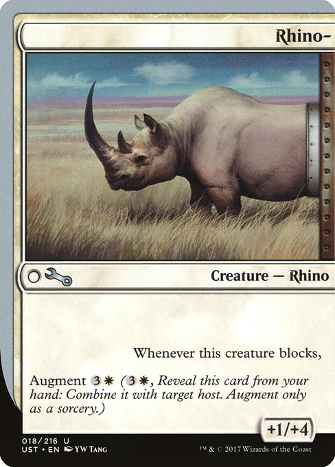【Foil】【EN】Rhino- [UST] 白U No.18