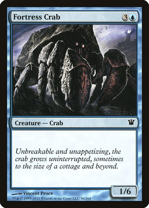 【Foil】【EN】要塞ガニ/Fortress Crab [ISD] 青C No.56