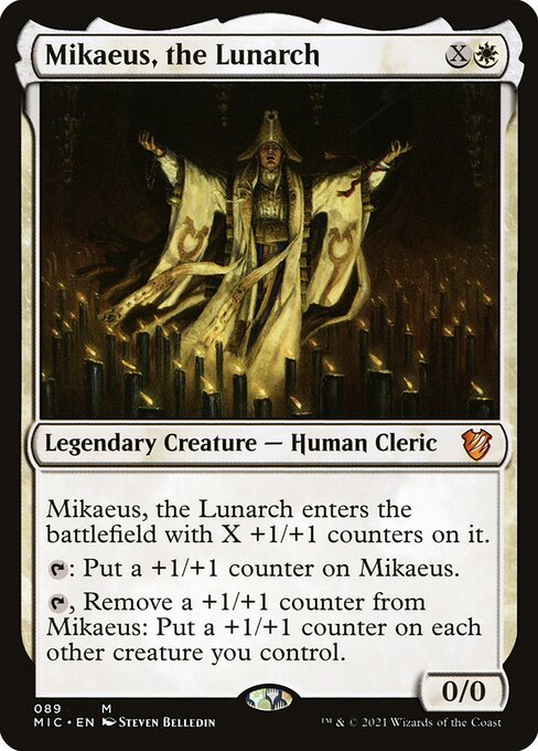 【EN】月皇ミケウス/Mikaeus, the Lunarch [MIC] 白M No.89